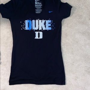 Nike v neck duke tee shirt